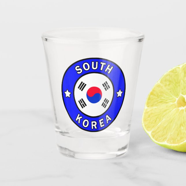 Vaso De Chupito Corea del Sur (Anverso)