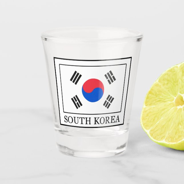 Vaso De Chupito Corea del Sur (Anverso)