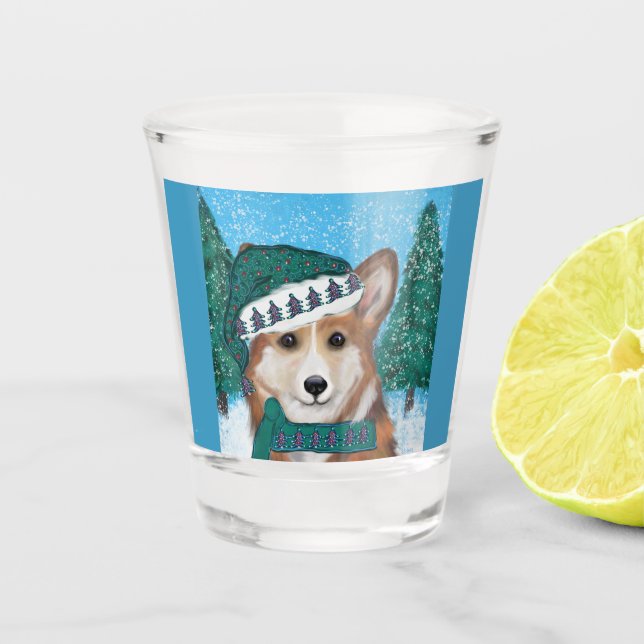 Vaso De Chupito Corgi (Anverso)