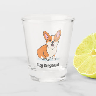 Vaso De Chupito Corgi dulce con Chiste gracioso