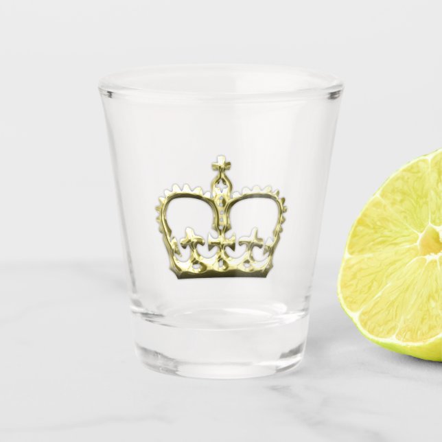 Vaso De Chupito Corona de oro (Anverso)