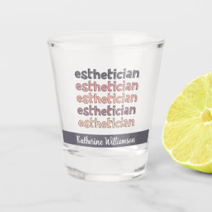 Vaso De Chupito Cosmetólogo estético personalizado