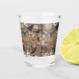 Vaso De Chupito Cottagecore de Halloween