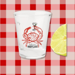 Vaso De Chupito Crab Maryland Boda