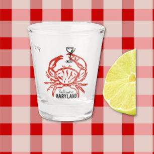 Vaso De Chupito Crab Maryland Boda