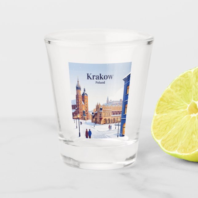 Vaso De Chupito Cracovia, Polonia (Anverso)
