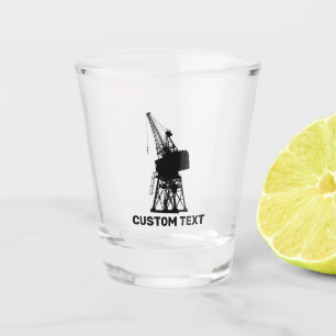 Vaso De Chupito Crane del patio