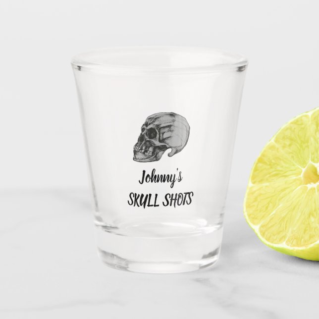 Vaso De Chupito Cráneo (Anverso)