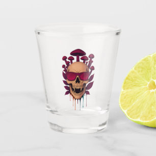 Vaso De Chupito Cráneo de hongos de Vampire