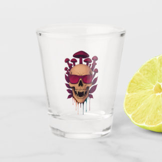 Vaso De Chupito Cráneo de hongos de Vampire