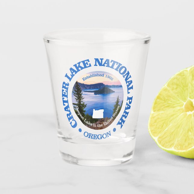 Vaso De Chupito Crater Lake NP (rd)2 (Anverso)
