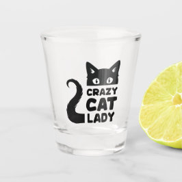 Vaso De Chupito Crazy Cat Lady Shot Glass