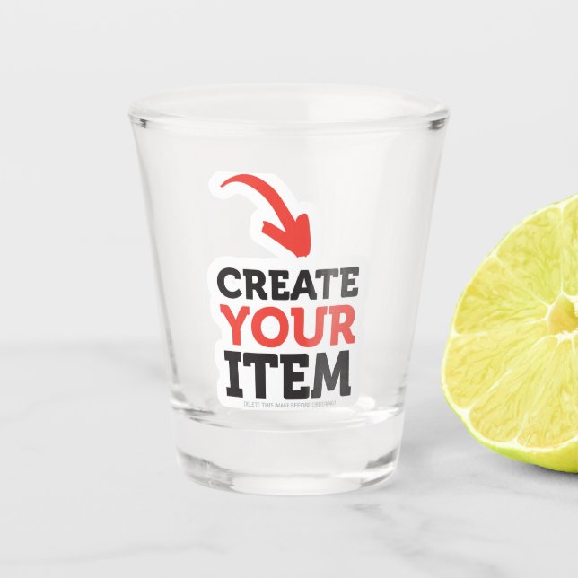 Vaso De Chupito CREA-TU-PROPIO DIY Personalizado carga tu diseño (Anverso)