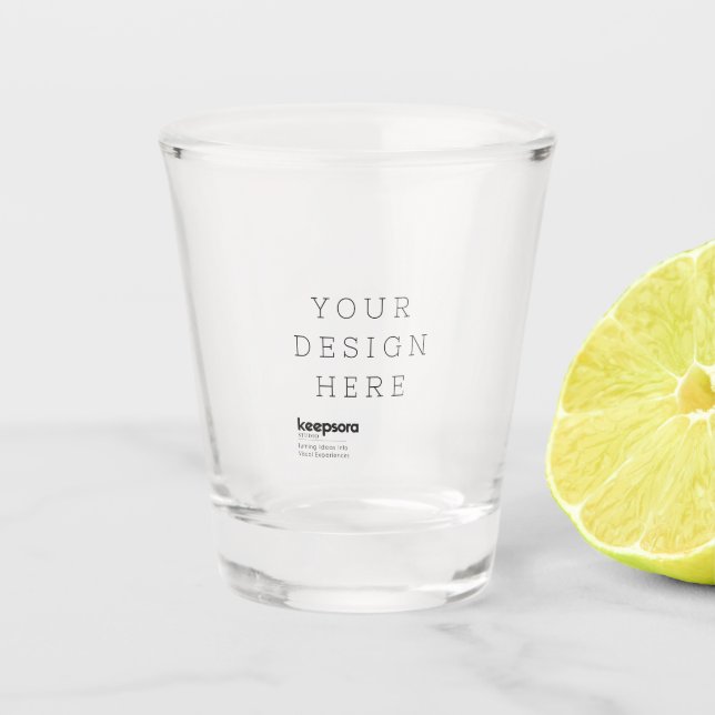 Vaso De Chupito Crea tu propio personalizado (Anverso)