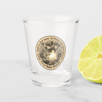 Vaso De Chupito Cream Cesarean Birth Personalized Baby Shower Gift