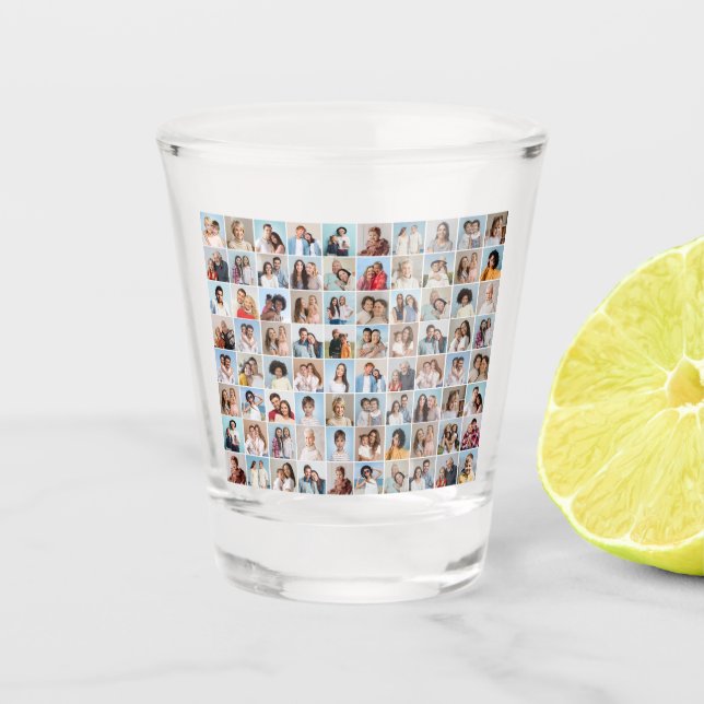Vaso De Chupito Crear su propio Collage de fotos 80 (Anverso)