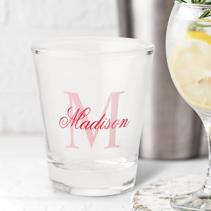Vaso De Chupito Crear Su Propio Monograma Personalizado Y Denomina