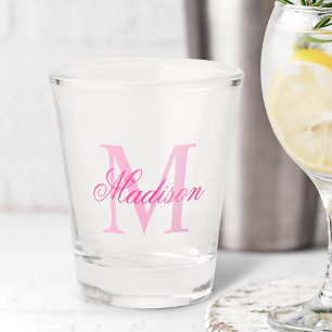 Vaso De Chupito Crear Su Propio Monograma Personalizado Y Nombrar