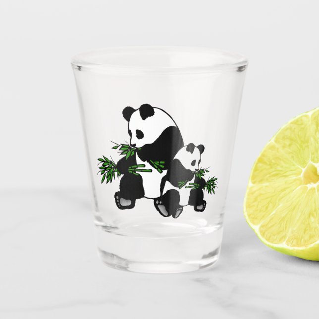Vaso De Chupito Crecer en Panda   (Anverso)