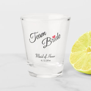 Vaso De Chupito Criada de la novia el   del equipo del regalo