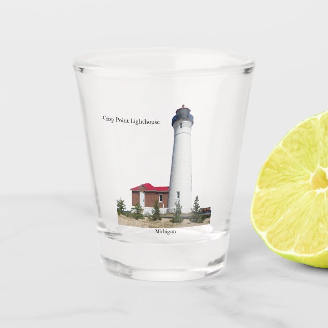 Vaso De Chupito Crisp Point Lighthouse vidrio de disparo (Anverso)