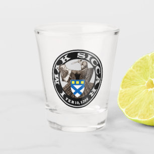 Vaso De Chupito Cristal con disparo en el sangriento acto de Kirkp