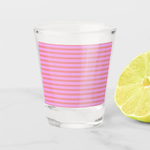 Vaso De Chupito Cristal de banda rosa