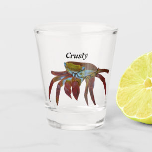 Vaso De Chupito Cristal de cangrejo