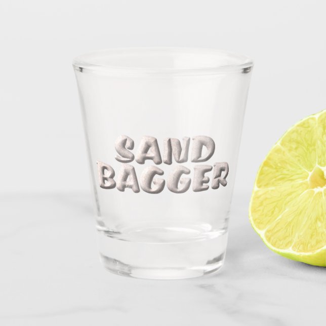 Vaso De Chupito Cristal de disparo de Sandbagger (Anverso)
