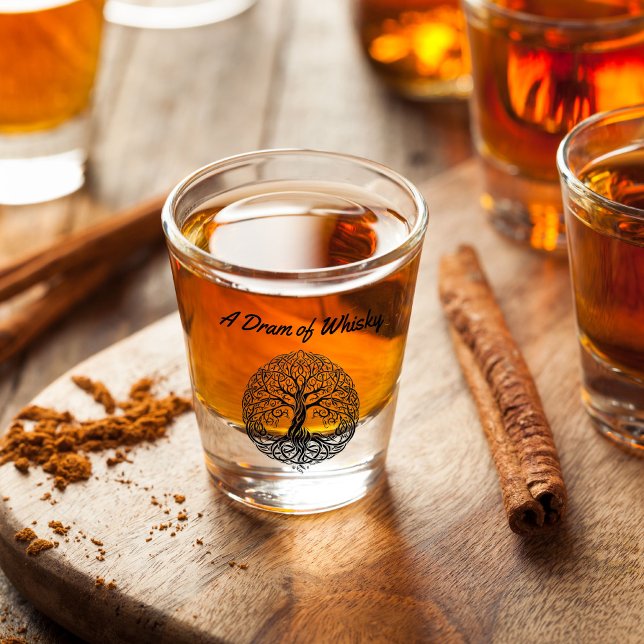 Vaso De Chupito Cristal de disparo de un árbol escocés (Subido por el creador)