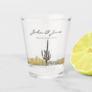 Vaso De Chupito Cristal de disparo del desierto personalizado de A