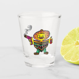 Vaso De Chupito Cristal de disparo mexicano porcentaje 2