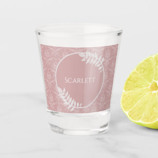 Vaso De Chupito Cristal de disparo personalizado de Damask color r