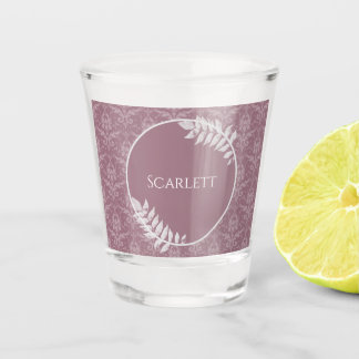 Vaso De Chupito Cristal de disparo personalizado de Damask elegant