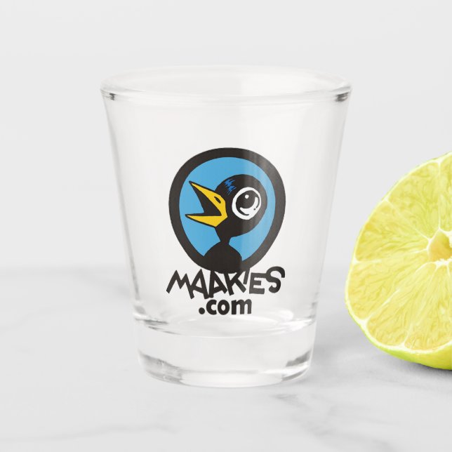 Vaso De Chupito Cristal disparado de Maakies (Anverso)