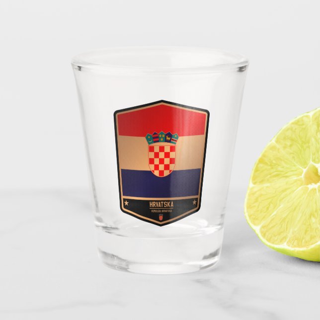 Vaso De Chupito Croacia (Anverso)
