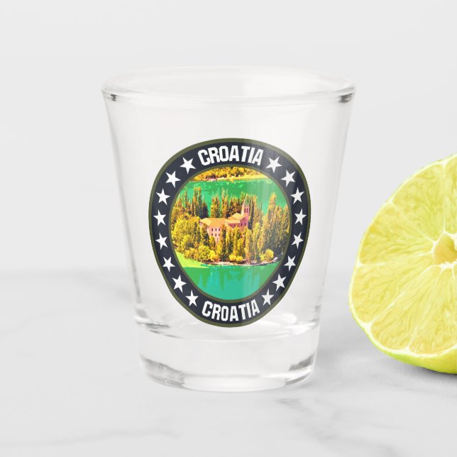 Vaso De Chupito Croacia (Anverso)