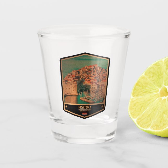 Vaso De Chupito Croacia (Anverso)