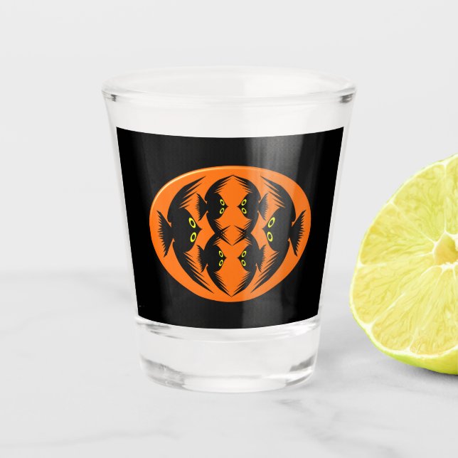 Vaso De Chupito Crows de Halloween (Anverso)