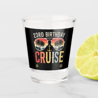 Vaso De Chupito Crucero Cumpleaños 23 Familia Combinación