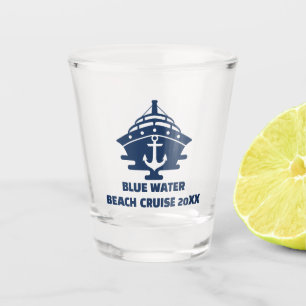 Vaso De Chupito Crucero de Playa Personalizado Ancla Náutica