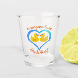 Vaso De Chupito Crucero y patos me hacen feliz-Crucero