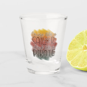 Vaso De Chupito Cruceros Como Una Bebida De marinero Como Un Pirat