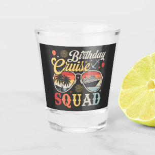 Vaso De Chupito Cuadrilla de crucero de cumpleaños Grupo familiar 