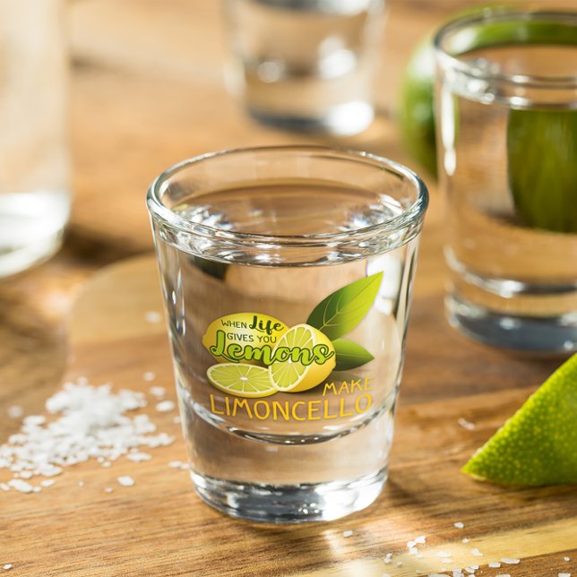 Vaso De Chupito Cuando La Vida Te Da Lemones Hacen Limoncello (Subido por el creador)