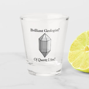Vaso De Chupito Cuartz Pun de un brillante geólogo