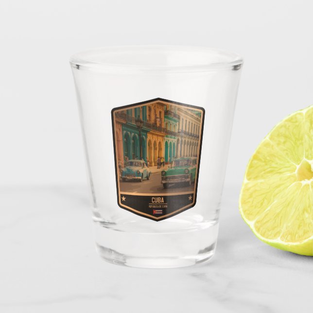 Vaso De Chupito Cuba (Anverso)