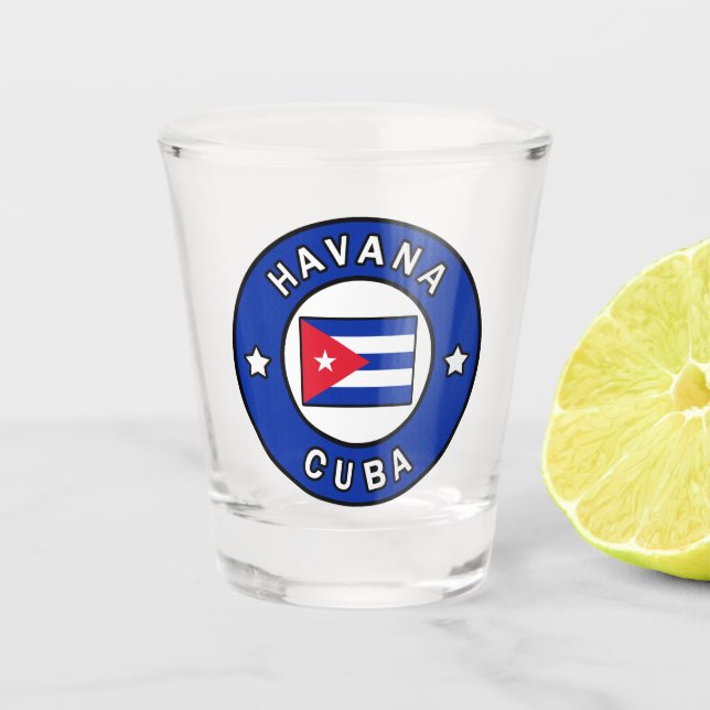 Vaso De Chupito Cuba de La Habana (Anverso)