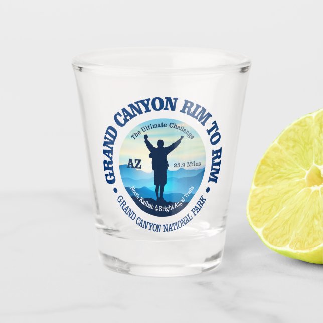 Vaso De Chupito Cubierta del Gran Cañón a la cuenca (V) (Anverso)