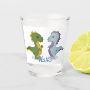Vaso De Chupito Cuidado par de dinosaurios Thunder_Cove